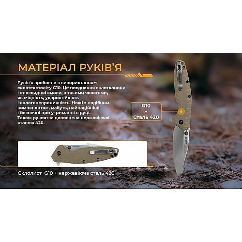 Ніж складаний Ruike P843-W