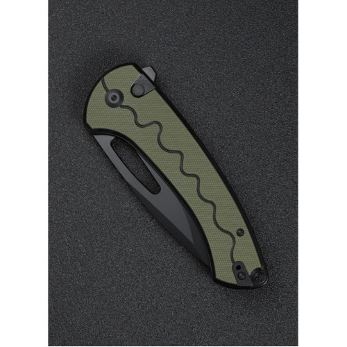 Ніж складаний Sencut Squiggy Black/Green S24082A-2