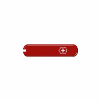 Накладка на ніж Victorinox передня, з логотипом,  74 мм, червоний