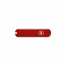 Накладка на ніж Victorinox передня, з логотипом,  74 мм, червоний