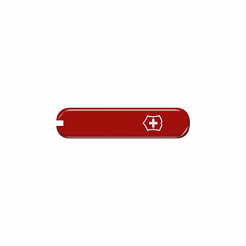 Накладка на ніж Victorinox передня, з логотипом,  74 мм, червоний