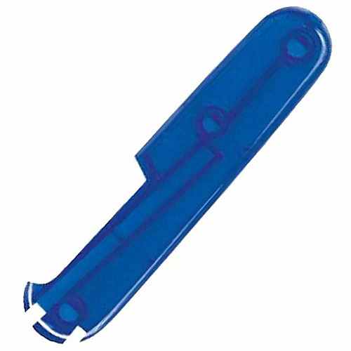 Накладка на ніж Victorinox задня, з ручкою, 91 мм, прозора синя