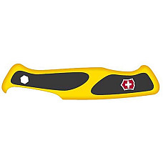 Накладка на нож Victorinox RangerGrip Vh+Bit передняя, с логотипом, 130 мм, желтая с черным