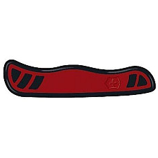 Накладка на ніж Victorinox передня, з логотипом, 111 мм, червона з чорним