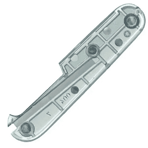 Накладка на ніж Victorinox задня, 91 мм, прозора срібляста