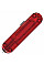 Накладка на нож Victorinox задняя, с ручкой, 58 мм, прозрачная красная