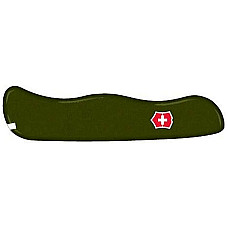 Накладка на нож Victorinox Va+ передняя, с логотипом, 111 мм, зеленая