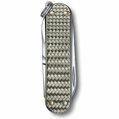 Нож Victorinox Classic SD Precious Alox Infinite Grey 58мм/5функ/рифл/серый