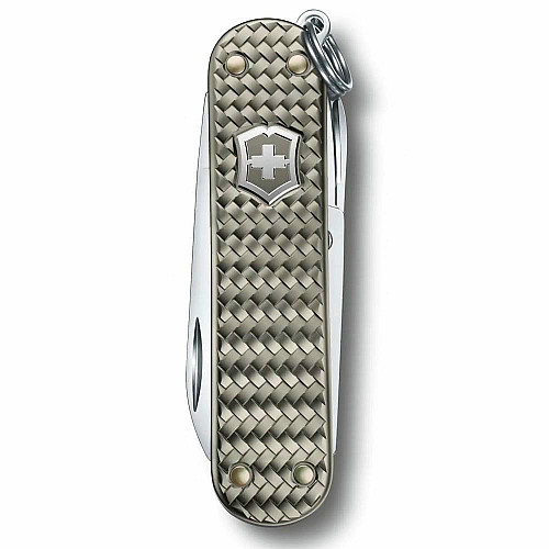 Нож Victorinox Classic SD Precious Alox Infinite Grey 58мм/5функ/рифл/серый