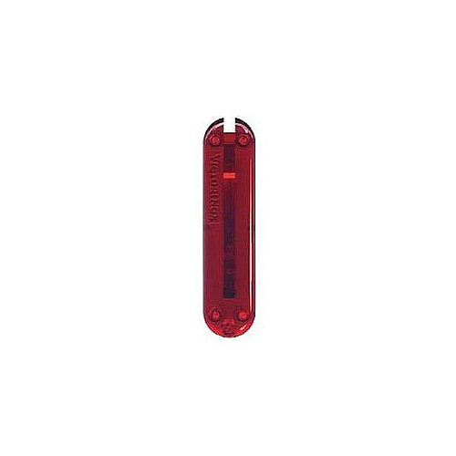 Накладка на ніж Victorinox задня, 58 мм, прозора червона