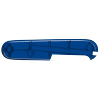 Накладка на ніж Victorinox задня, з штопором, 84 мм, прозора синя