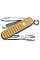 Нож Victorinox Classic SD Precious Alox Brass Gold 58мм/5функ/рифл/золотой