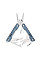Мультитул NexTool Mini Sailor Pliers S11 голубой
