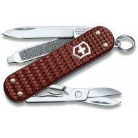 Ніж Victorinox Classic SD Precious Alox Hazel Brown 58мм/5функ/рифл/коричневий