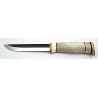 Ніж Erapuu Puukko Antler 125, 80CrV2, руків'я - оленій ріг, чохол - шкіра (14552)