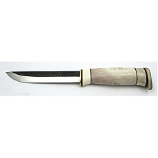 Ніж Erapuu Puukko Antler 125, 80CrV2, руків'я - оленій ріг, чохол - шкіра (14552)