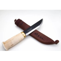 Нож LAPPI Puukko Leuku 175 с рукояткой из карельской березы и рога северного оленя (14200)