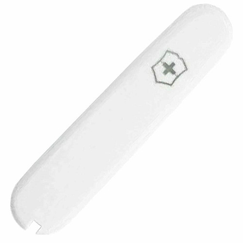 Накладка на ніж Victorinox передня, з логотипом,  84 мм, біла