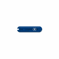 Накладка на нож Victorinox передняя, с логотипом, 58 мм, прозрачная синяя