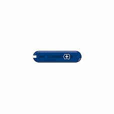 Накладка на ніж Victorinox передня, з логотипом,  58 мм, прозора синя