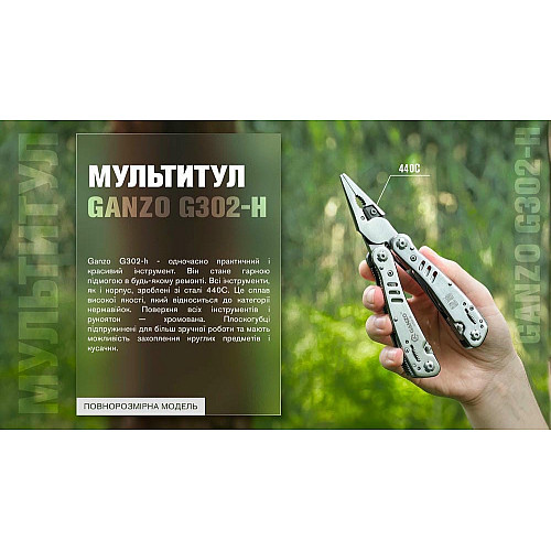 Мультитул Multi Tool Ganzo G302-H