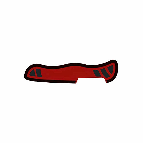 Накладка на ніж Victorinox задня, 111 мм, червона з чорним