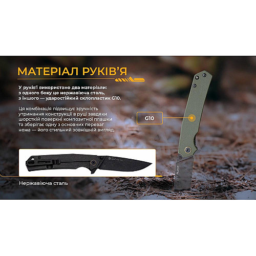 Ніж складаний Ruike P801-G