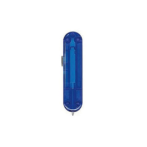 Накладка на нож Victorinox задняя, с ручкой, 58 мм, прозрачная синяя