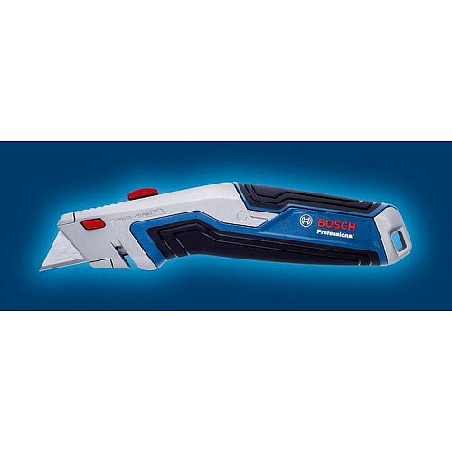 Ніж будівельний трапецієподібний складний Bosch, корпус пластик, 253мм