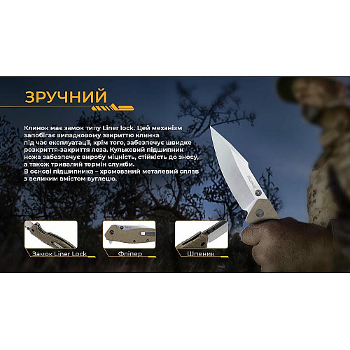 Ніж складаний Ruike P843-W