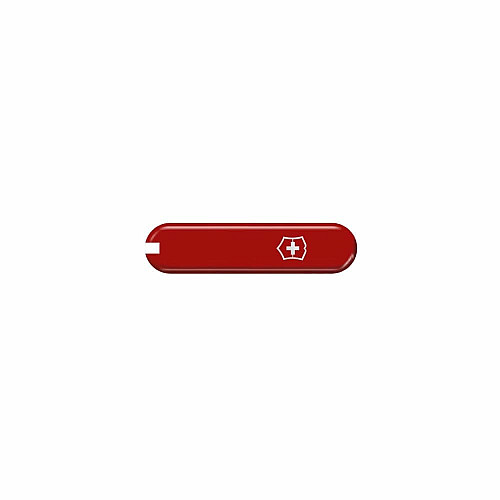 Накладка на нож Victorinox передняя, с логотипом, 58 мм, красная