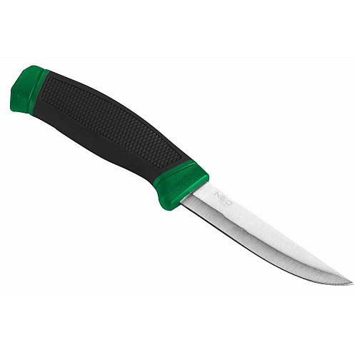 Ніж універсальний Neo Tools, 215мм, лезо 95мм, рукоятка двокомпонентна, чохол