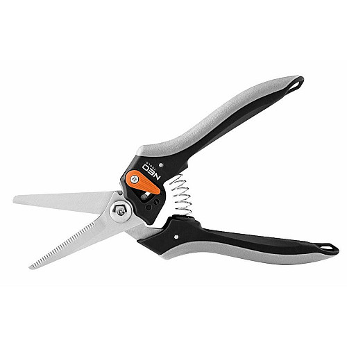 Секатор площинний Neo Tools, d різу 6мм, 210мм, 184г