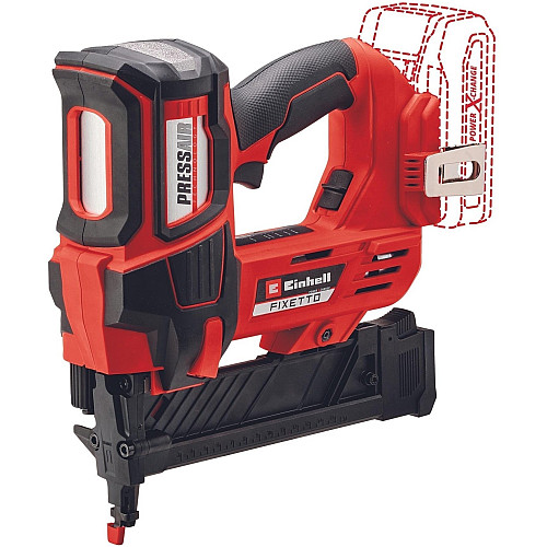 Степлер аккумуляторный Einhell Professional FIXETTO 18/38 Solo PXC 18В под скобы 10-38мм 60п/мин 2.8кг без АКБ и ЗП