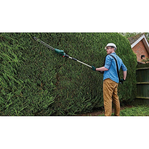 Bosch Кусторез аккумуляторный UniversalHedgePole 18 18В АКБ 1х2.5А·час 43мм шаг реза 16мм со штангой ЗП AL18V-20 3.6кг