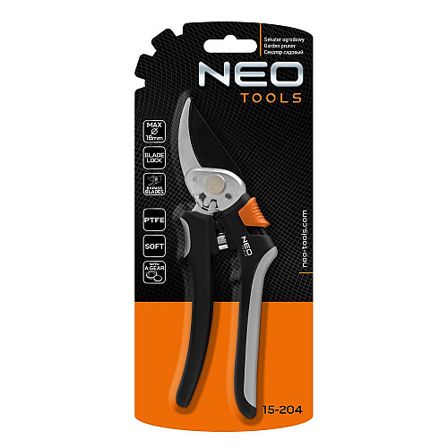 Секатор площинний Neo Tools, D різу 18мм, 200мм, 206г