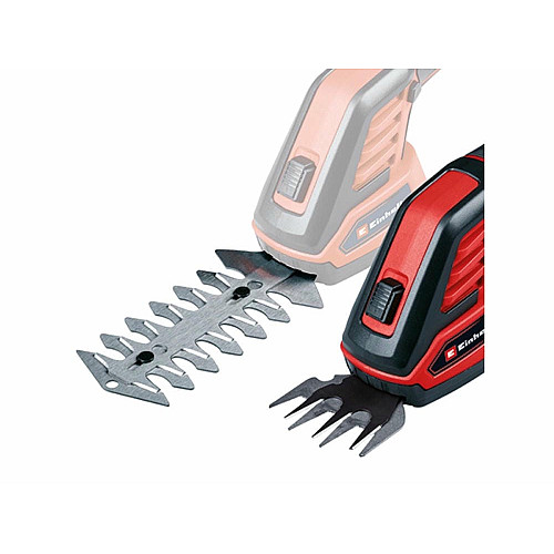 Einhell Ножницы для травы и кустов аккумуляторные GC-CG 36/70 Li, 3.6В, акб 2Ач, рез 7/11см, шаг реза 8мм, телескопическая ручка, 0.61 кг