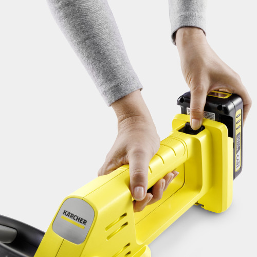 Кущоріз акумуляторний Karcher HGE 2-18 18В лезо 45см крок різу 18мм 2.34кг без АКБ та ЗП