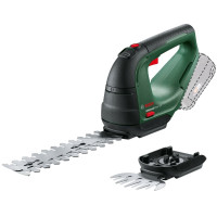 Ножиці для трави акумуляторні Bosch AdvancedShear 18В-10 + насадка кущоріз 10/20см крок різу 8мм 1.85кг