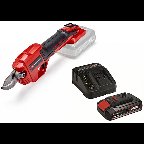 Секатор акумуляторний Einhell GE-LS 18 Li Kit 18В PXC акб 1х2.5А·год до 28мм ЗП 0.9кг