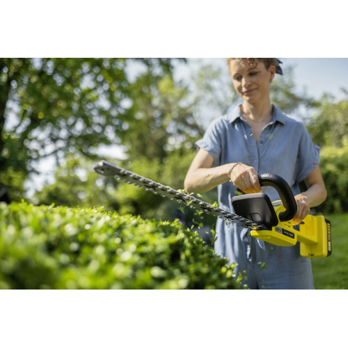 Кущоріз акумуляторний Karcher HGE 2-18 18В лезо 45см крок різу 18мм 2.34кг без АКБ та ЗП