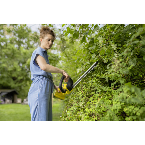 Кущоріз акумуляторний Karcher HGE 2-18 18В лезо 45см крок різу 18мм 2.34кг без АКБ та ЗП