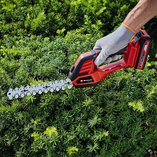 Ножницы для аккумуляторной травы Einhell GE-CG 18/100 Li-Solo 18В PXC 10см шаг реза 8мм 1.06кг (без АКБ и ЗП)