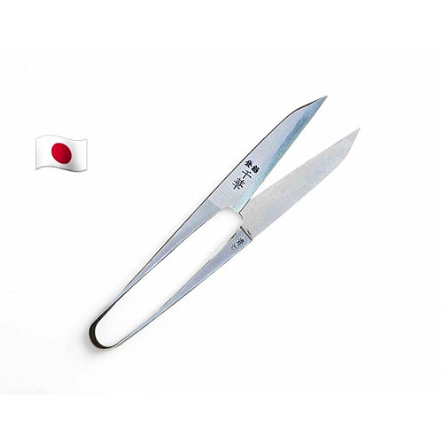 Ножницы для стрижки бонсай и ниваки, 120 мм SENKA (Nigiri), лезвие 53 мм Aogami сталь 62HRC, BANSHU HAMONO, HONMAMON