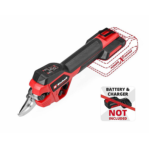Секатор аккумуляторный Einhell GP-LS 18/28 Li BL - Solo, PXC, 18В, бесщеточный, толщ. 28/14 мм, сталь SK5, 0.82 кг (без АКБ и ЗУ)
