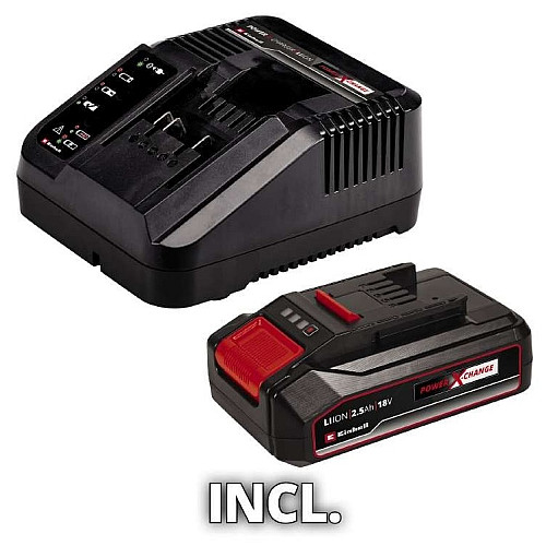 Кущоріз акумуляторний Einhell GE-CH 18/40 Li Kit PXC 18В акб 1х2.5А·год 40см крок різу 13мм 2кг