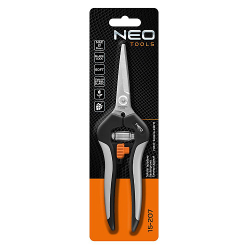 Секатор площинний Neo Tools, D різу 18мм, 200мм, 120г