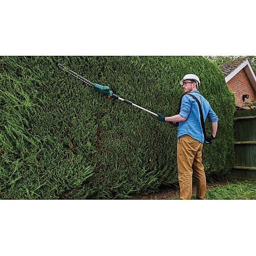 Кущоріз акумуляторний Bosch UniversalHedgePole 18 18В АКБ 1х2.5А·год 43мм крок різу 16мм зі штангою ЗП AL18V-20 3.6кг