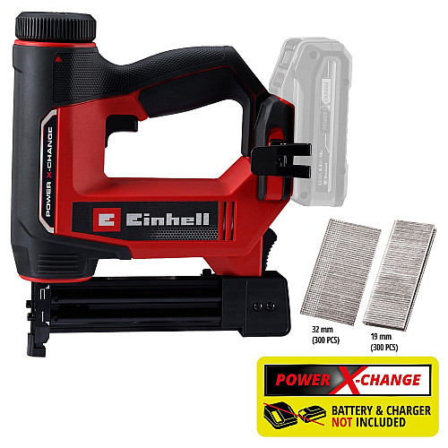 Степлер аккумуляторный Einhell TE-CN 18/32 Li-Solo 18В под скобы 13-25мм 20п/мин 2.1кг без АКБ и ЗП