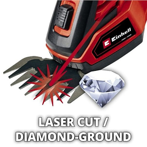 Ножницы для аккумуляторной травы Einhell GE-CG 18/100 Li-Solo 18В PXC 10см шаг реза 8мм 1.06кг (без АКБ и ЗП)